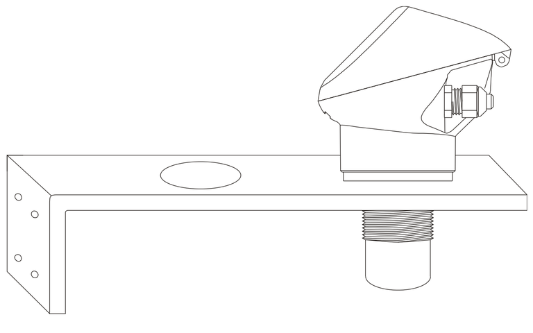 Wandmontagewinkel für NivuCompact