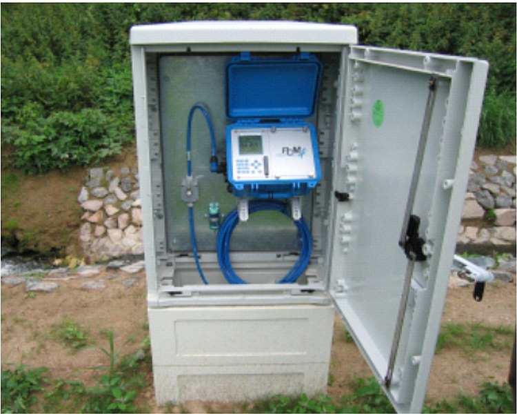 Durchflussmessung von kontaminiertem Grundwasser Durchflussmessung von kontaminiertem Grundwasser