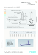 Rohrmesstrecke für Nenndurchmesser DN 200 bis DN 400 