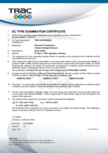 EC type examination certificate i-Series