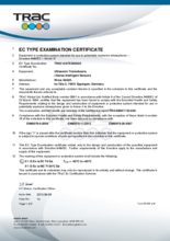 EC type examination certificate i-Series