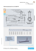 Rohrmesstrecke für Nenndurchmesser DN 200 bis DN 400 