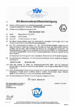 EG Baumusterprüfbescheinigung Messumformer OCP inkl. Ergänzungen