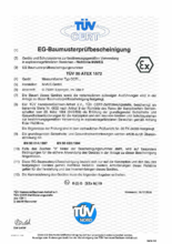 EG Baumusterprüfbescheinigung Messumformer OCP inkl. Ergänzungen